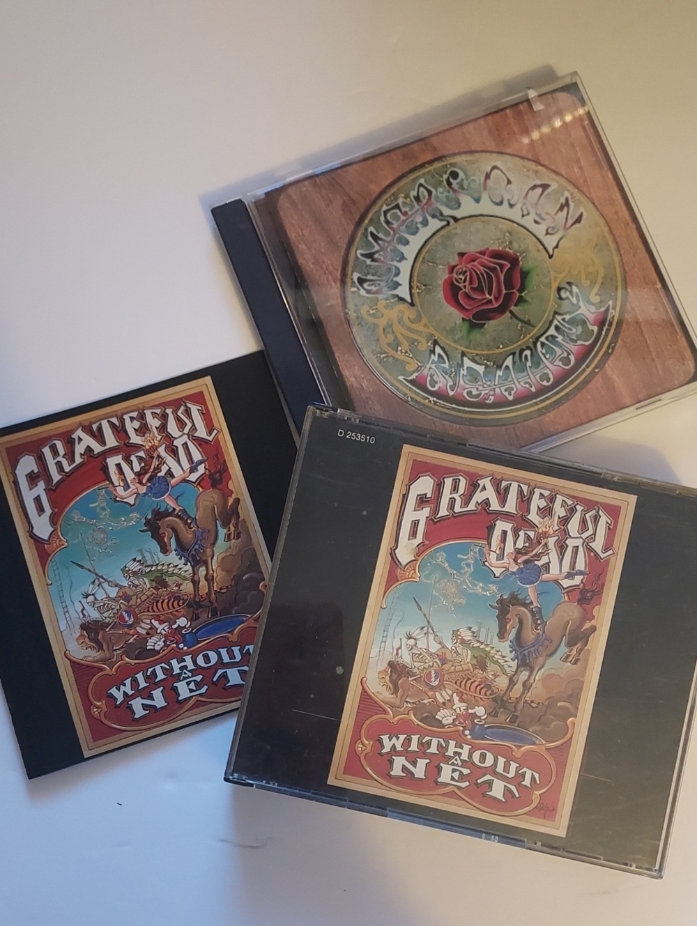 Grateful Dead CD Bundle American Beauty Without A Net 3 CDs